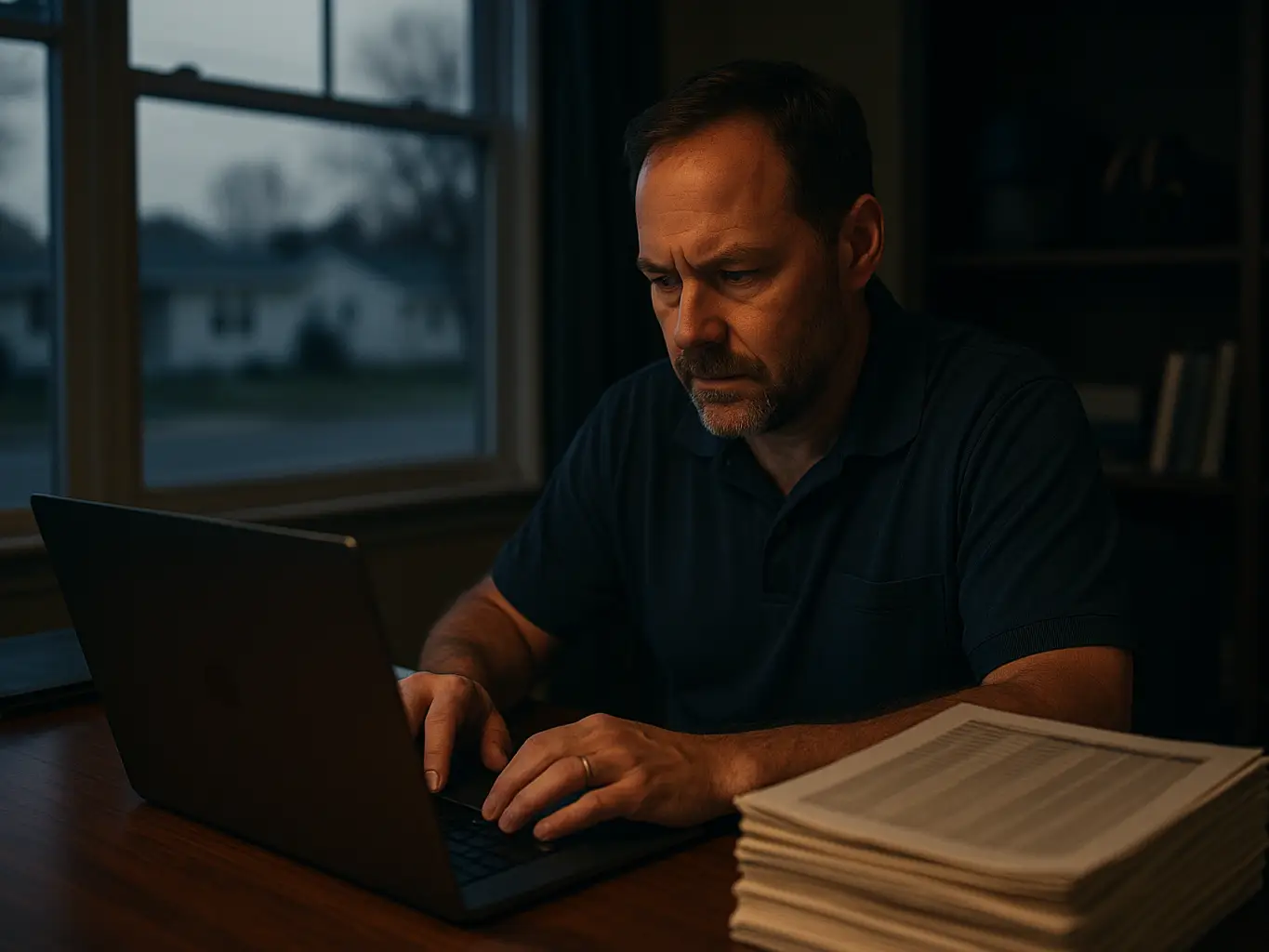Solar company owner comparing aged purchased solar lead lists with campaign results