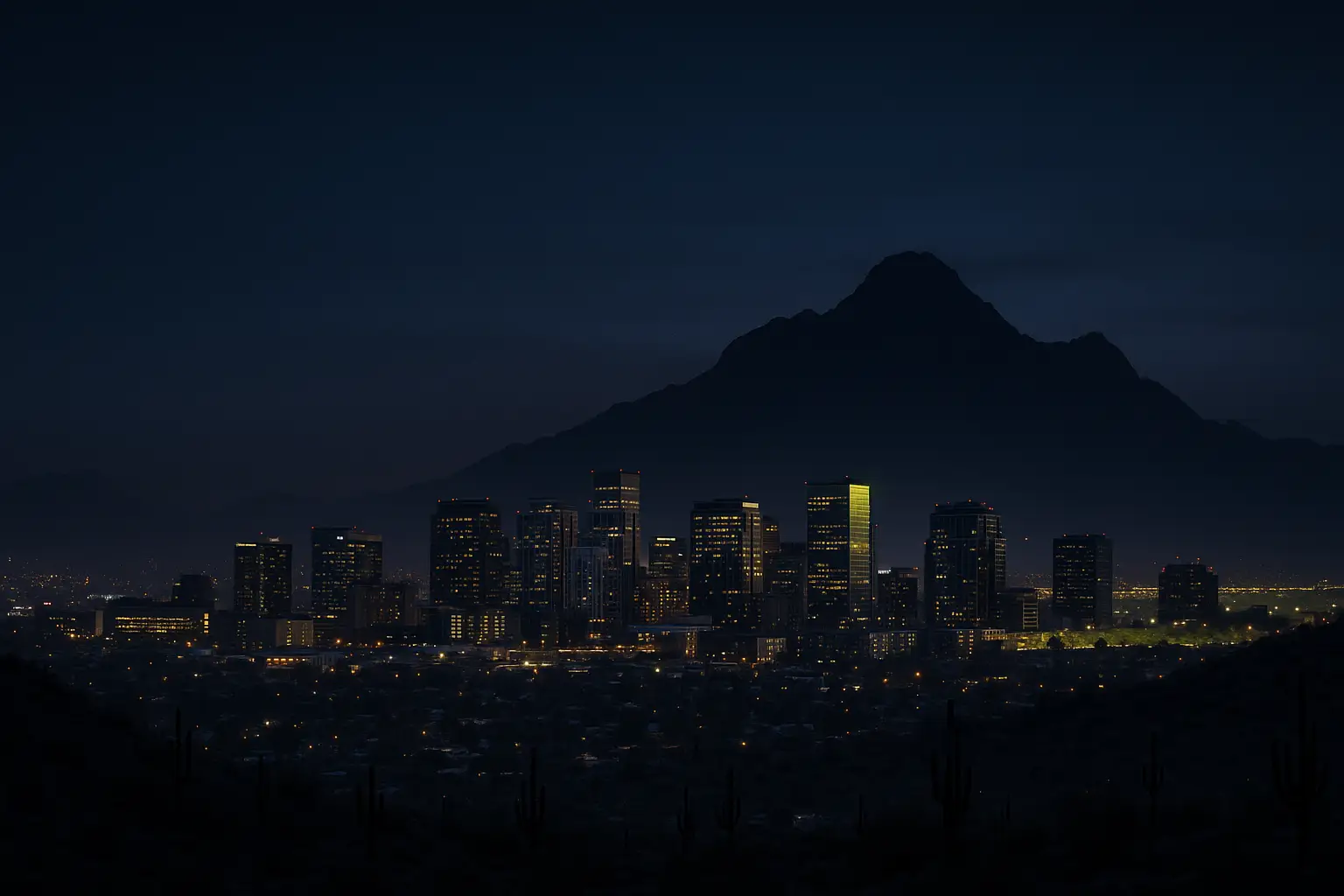 Phoenix skyline - sales recruiting across the Phoenix / Valley of the Sun metro